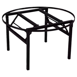 折叠桌架 酒店大圆桌方桌折叠架餐桌腿 便携式餐桌脚 活动桌支架