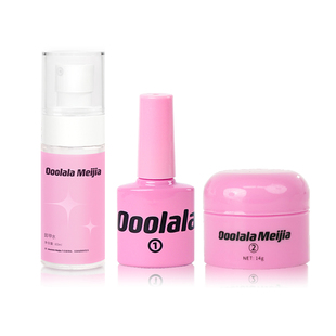 Ooolala Meijia美甲固态贴片胶穿戴甲胶水持久牢固贴指甲片美甲用