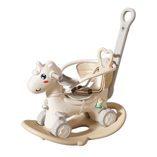 木马摇摇马儿童摇马婴儿宝宝溜溜车二合一周岁生日礼物玩具小摇马