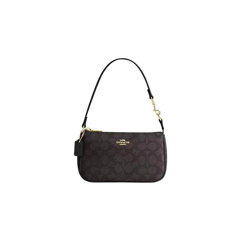 【自营】COACH/蔻驰Nolita 19迷你腋下包女包老花手提麻将包