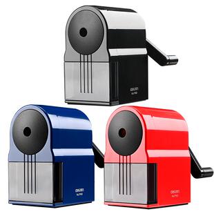 得力卷笔刀转笔刀小学生专用手摇削笔刀儿童小学生铅笔洞洞铅笔削笔器五档调节自动铅笔刀削笔器自动进铅刨笔