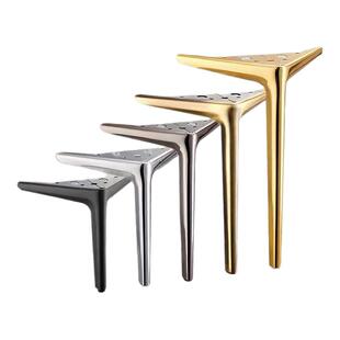 金属沙发脚桌腿电视柜脚桌子腿增高床腿床头柜脚茶几脚家具支撑腿