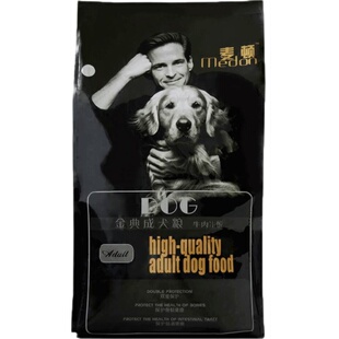 麦顿金典成犬狗粮10kg20斤B2全价成年期犬粮金毛萨摩哈士奇中大型