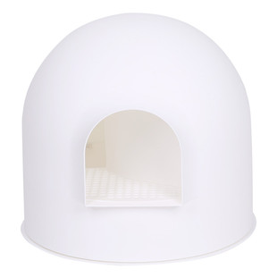 pidan雪屋猫砂盆猫厕所猫沙盆单层全封闭式大号猫便盆屎盆猫用品