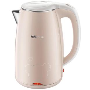 小熊电热水壶玻璃烧水壶全自动断电家用保温开水壶大容量玻璃水壶