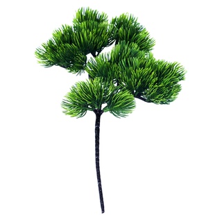 仿真松枝崖柏枝美人松假花松树盆栽仿真松树枝迎客松装饰假树枝叶