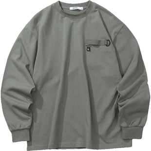 【官方正品】nautica白帆 日系中性户外路亚长袖T恤TW4383