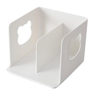 小熊床头书架桌面书立书桌儿童置物架床头柜工位收纳办公桌小书架