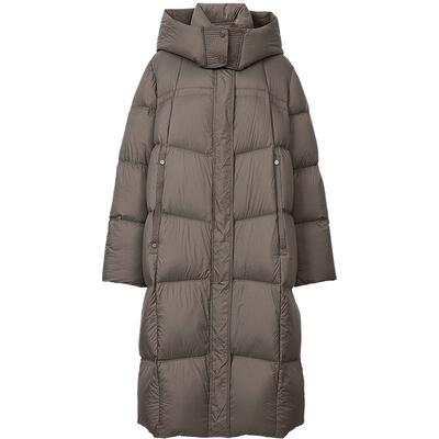 【会员专享】红袖2025冬新款女装「PengPeng」绒连帽立领羽绒服