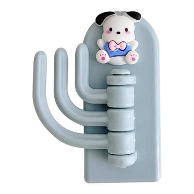 卡通可爱挂钩多巴胺收纳神器卫生间厨房置物架挂钩墙壁门口挂钥匙