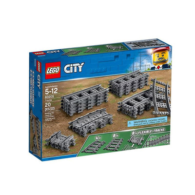 【自营】LEG0乐高 60205城市系列轨道与弯道拼装益智玩具积木
