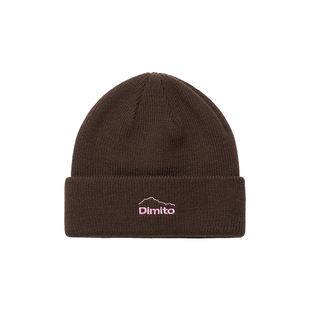 【25/26新款】DIMITO毛线帽女款户外登山滑雪骑行保暖针织帽子