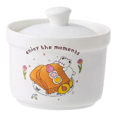 带盖蒸蛋羹专用碗食用级陶瓷炖盅