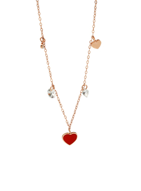 欧美简约优雅气质爱心女INS项链