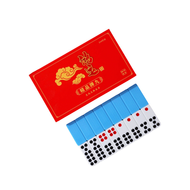 文牛密胺加厚大号四色多色牌九