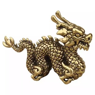 黄铜十二生肖摆件吉祥物全套鼠牛虎兔龙蛇马羊猴鸡狗猪工艺品礼品