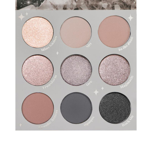 colourpop卡拉泡泡colorpop九色哑光石英眼影盘蛇纹椰子烟熏美版
