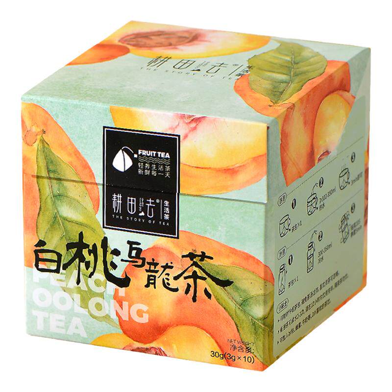 无香精无冰糖白桃蜜桃乌龙茶荔枝葡萄西柚草莓热泡冷泡水果茶小包