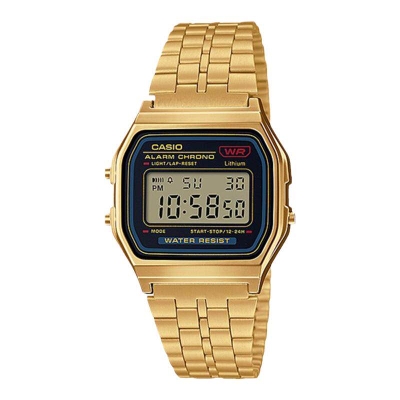 Casio/卡西欧手表小方块休闲复古电子情侣小银块方表A-159WGEA-1