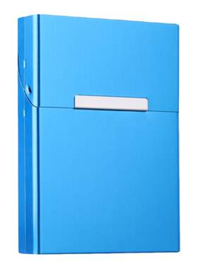 中支烟盒防潮抗压轻薄翻盖金属盒