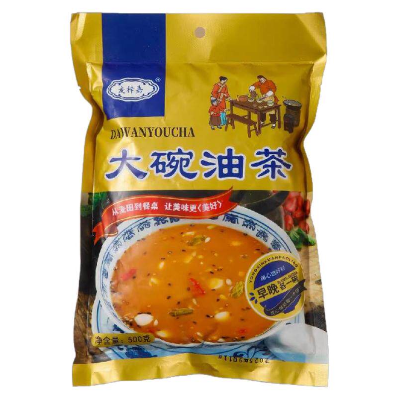 东北特产老式油茶面五仁手工油茶速食汤