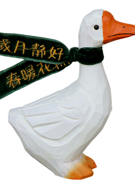 手雕车载摆件圣诞节礼物定制刺绣