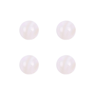 杏色贝壳散珠仿珍珠2mm珠子圆珠贝珠手串项链手链串珠手工diy材料