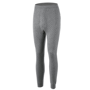 A＆Bab内衣保暖裤男士棉裤精梳棉三层普通厚中老年男秋裤T865