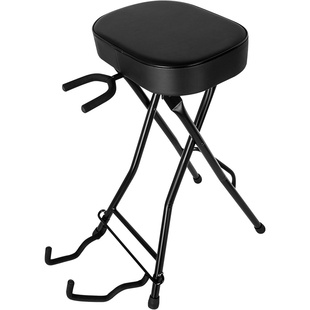 吉他专用凳弹唱脚踩椅子练习演奏民谣三合一折叠脚踏吉它琴凳子