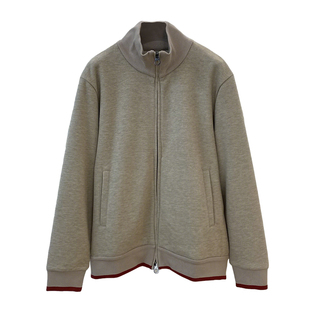 lp秋冬新款立领拉链针织衫开衫羊毛外套老钱风休闲舒适简约毛衣男