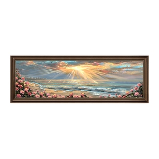 美式复古卧室装饰画2025新款主卧房间床头挂画高级感客厅壁画