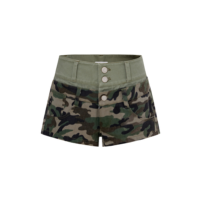 RURE【pp同款】双层腰头牛仔短裤