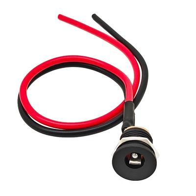 DC022电源母座带线大功率母插座