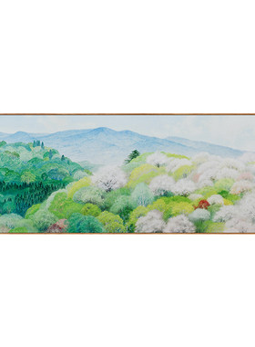 日式原木风自然美学家居装饰画