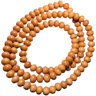 橄榄核苹果圆珠隔片108长串隔片diy配件隔珠手串散子弟珠项链挂绳