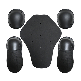 摩托车机车拉力服皮衣骑行服装备硬壳内置护具护肩护肘护背五件套