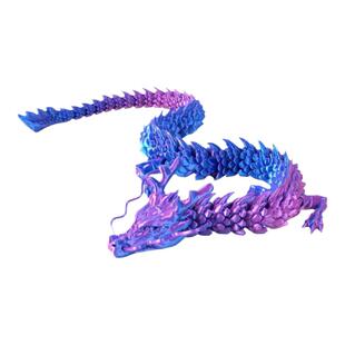 网红3d打印龙夜光三地立体扭扭龙男孩仿真玩具多关节可动模型摆件