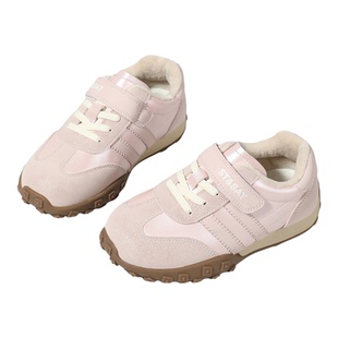 星期六童鞋女童保暖德训鞋冬季新款儿童运动鞋男童舒适轻便棉鞋子