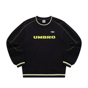 umbro茵宝运动新款男女同款圆领复刻训练泽西风长袖T恤足球风卫衣