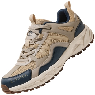 【盘龙】骆驼户外鞋男2025冬季新款休闲运动鞋女登山鞋耐磨徒步鞋