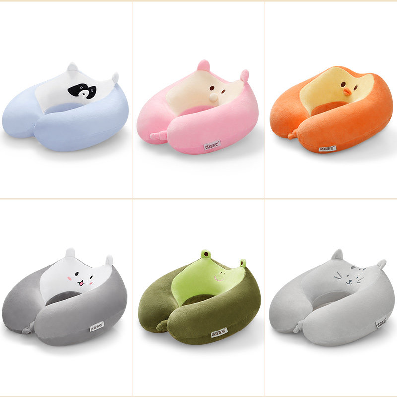 脖子u型枕男女记忆棉卡通可爱颈椎护颈枕旅行枕头u形枕便携靠枕