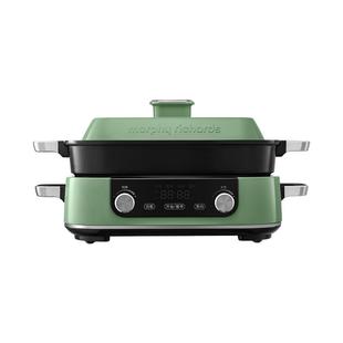 摩飞二代多功能料理锅火锅烤肉涮一体家用蒸煮炒煎电烤锅网红魔飞