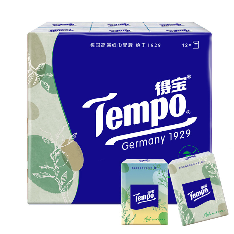 Tempo得宝手帕纸36包苹果香味