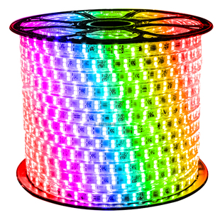 七彩变光LED灯带三色变光家装客厅吊顶灯槽装饰背景墙遥控器RGB灯