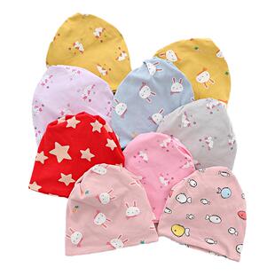 儿童帽子女孩透气围脖两用女童堆堆帽春秋防风扎马尾多功能包头巾