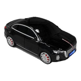 适用于红旗H5汽车专用铭牌定制防丢汽车模型男士女钥匙套扣环圈包