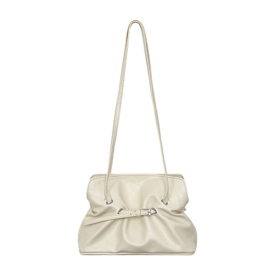 DOUBLE.R小瑞靓包软皮褶皱腋下包