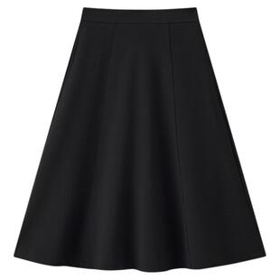 Marc O'Polo/MOP2025冬季新款果冻面料简约高级流光针织半裙女士