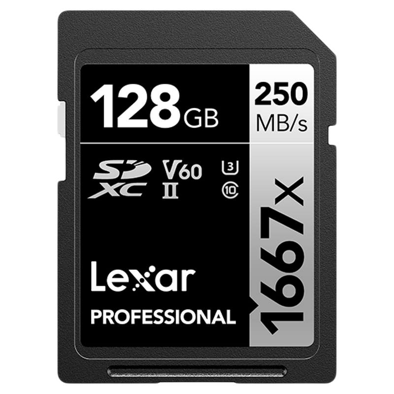 雷克沙V60 sd卡1667X高速相机内存卡富士佳能尼康128G sd存储卡