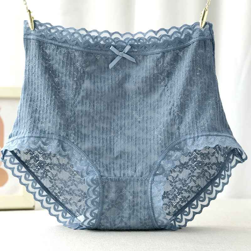 新品 厂家直销内裤女蕾丝无痕中高腰纯棉档抗菌新款时尚女士短裤